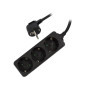 Regleta ewent 3 tomas shucko y 1.5 metros de cable