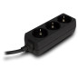 Regleta ewent 3 tomas shucko y 1.5 metros de cable