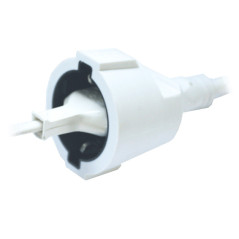 Silver Electronics 9213 prolunghe e multiple 3 m 1 presa(e) AC Interno Bianco