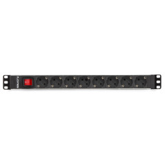 Regleta salicru para rack 19 pulgadas sps pdu 8 tomas shuko interruptor