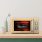 Microondas cecotec proclean 3110 retro yellow 20l 700w