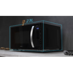 Microondas cecotec sin plato grandheat 2300 flatbed touch black