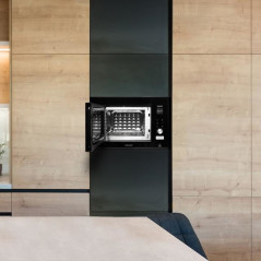 Cecotec 01383 forno a microonde Nero Microonde con grill Da incasso 21 L 1200 W