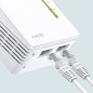Adaptador de red wifi linea electrica av600 300mbps powerline tp - link