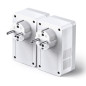 Pack x2 adaptadores de red linea electrica 500mbps powerline con enchufe tp - link