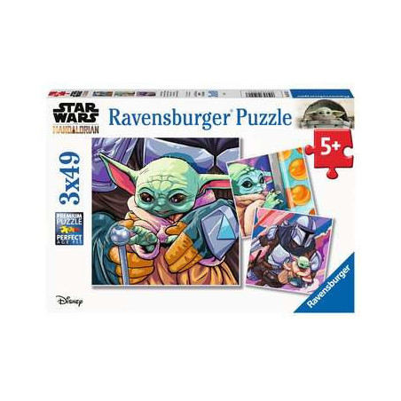 Ravensburger The Mandalorian  Grogu Moments Puzzle 49 pz Fumetti