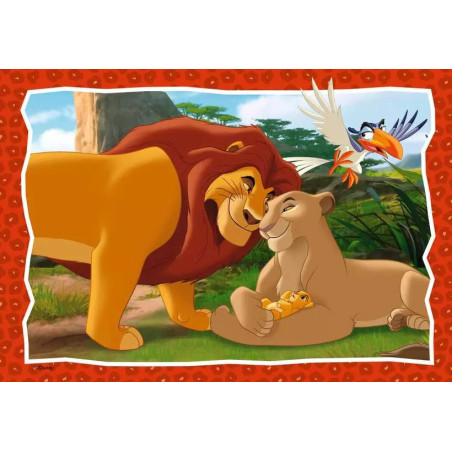 Puzzle ravensburger el rey leon 2x24