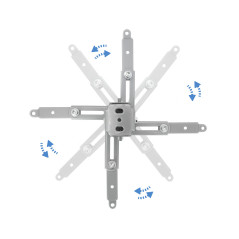 TooQ PJ2012T-S supporto per proiettore Soffitto Argento
