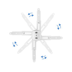 TooQ PJ2012T-W supporto per proiettore Soffitto Bianco