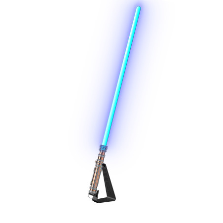 Replica hasbro 1:1 force x sable de luz leia organa black series