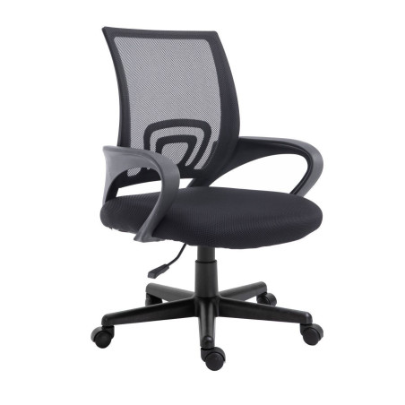 Silla de oficina equip 651003 negra ergonomica