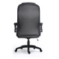 Silla de oficina equip  651006 negra respaldo acolchado ergonomica