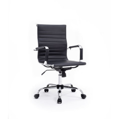 Silla de oficina equip 651002 negra ergonomica respaldo medio