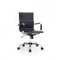 Silla de oficina equip 651002 negra ergonomica respaldo medio