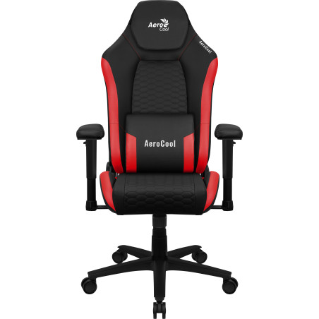 Silla gaming aerocool crown negra - roja