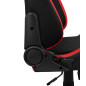 Silla gaming aerocool crown negra - roja