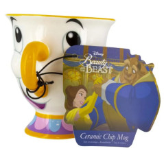 Taza 3d paladone disney chip la bella y la bestia