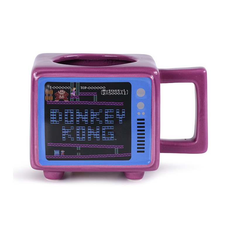Taza trmica pyramid retro tv donkey kong
