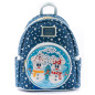 Mochila loungefly disney minnie y mickey muecos de nieve