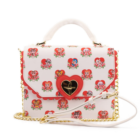 Loungefly FUNTB0003 borsa e tracolla Pelle vegana Rosa Ragazza Borsa a tracolla