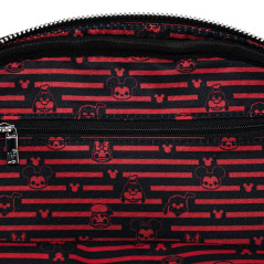 Loungefly WDBK1406 zaino Zaino casual Nero, Arancione, Rosso, Bianco Poliuretano