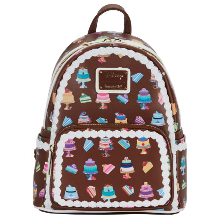Loungefly WDBK2133 zaino Zaino casual Marrone Poliuretano