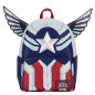 Mini mochila loungefly marvel falcon capitn amrica cosplay