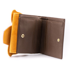 Loungefly GREWA0001 portafoglio, portacarte e portadocumenti da viaggio Marrone, Colore cammello, Rosso Felpato, Pelle vegana