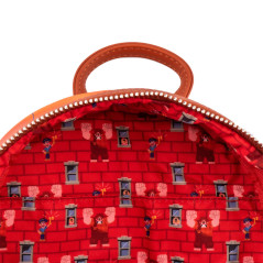Loungefly WDBK1964 zaino Zaino casual Rosso Poliuretano