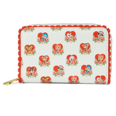 Loungefly FUNWA0001 portafoglio, portacarte e portadocumenti da viaggio Rosso, Bianco Pelle vegana