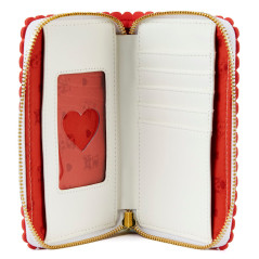 Loungefly FUNWA0001 portafoglio, portacarte e portadocumenti da viaggio Rosso, Bianco Pelle vegana