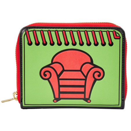 Loungefly NICWA0017 portafoglio, portacarte e portadocumenti da viaggio Portafoglio da viaggio Verde, Rosso Pelle vegana