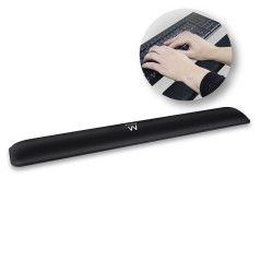 Ewent EW3180 poggiapolso Poliestere, Gomma Nero