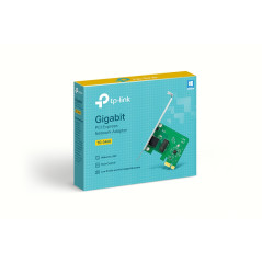 Tarjeta de red ethernet pci - express 10 - 100 - 1000 rj 45 tp - link perfil bajo