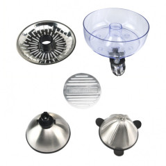 Bourgini Grand Citrus Juicer Deluxe 130 W Nero, Acciaio inox
