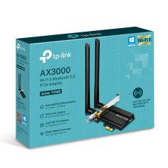 Tarjeta pci express wifie archer tx50e dual band ac2402 mbps & bluetooth 5.0