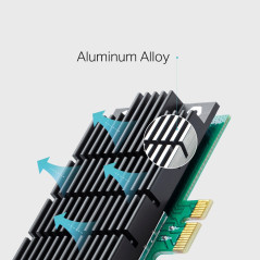 Tarjeta pci express wifi archer t4e 2.4ghz y 5ghz dual band ac1200 tp link