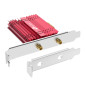 Tarjeta pci express wifi 6e tp - link archer txe75e axe5400 tri - band