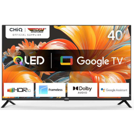 Tv chiq 40 pulgadas qled l40qg7l fhd google tv hdmi usb smart tv