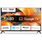 Tv chiq 40 pulgadas qled l40qg7l fhd google tv hdmi usb smart tv