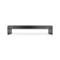Elevador soporte de monitor tooq metalico negro con usb