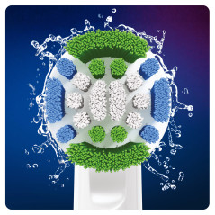 Oral-B Precision Clean 80338441 testina per spazzolino 2 pz Blu, Verde, Bianco