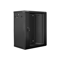 Lanberg WF01-6415-10B rack 15U Da parete Nero