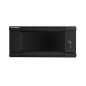 Armario rack lanberg 4u 600x450x279 auto ensamblado 19 pulgadas hasta 60 kg negro