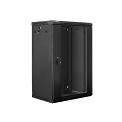 Lanberg WF01-6418-10B rack 18U Da parete Nero