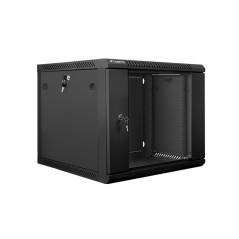 Armario rack lanberg 9u 600x600x501 auto ensamblado 19 pulgadas hasta 60 kg negro
