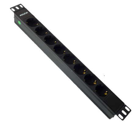 Phasak BNS 3518 protezione da sovraccarico Nero 8 presa(e) AC 250 V 1,5 m