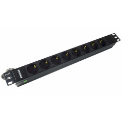 Phasak BNS 3518 protezione da sovraccarico Nero 8 presa(e) AC 250 V 1,5 m