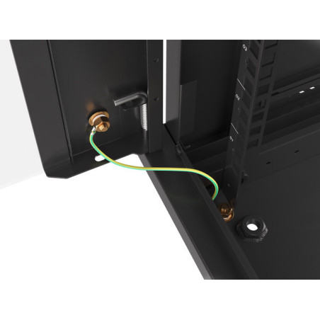Armario rack lanberg 27u 600 x 450 19 pulgadas carga maxima 60kg negro