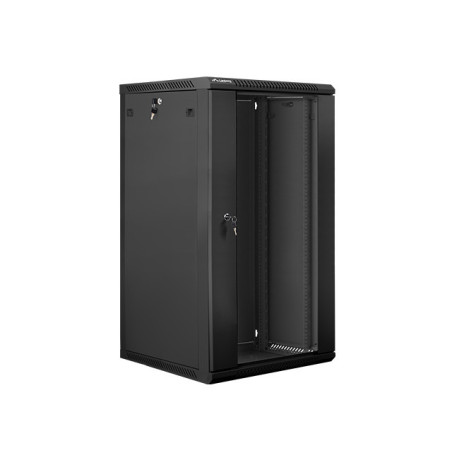 Armario rack lanberg 22u 600x600x1082 auto ensamblado 19 pulgadas hasta 60 kg negro